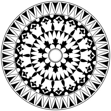 oryantal desen ve süs eşyaları siyah