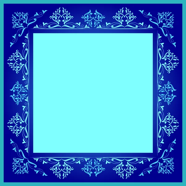 Vintage frames version blue version — стоковый вектор