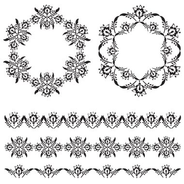 oryantal sınır ve süsleme onbir