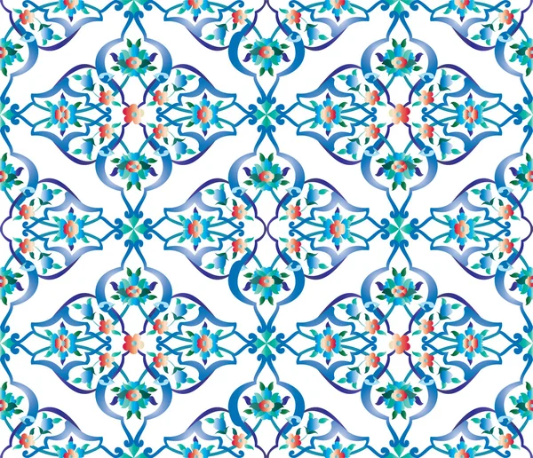 Azulejo otomano azul — Archivo Imágenes Vectoriales