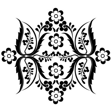 siyah oryantal Osmanlı tasarımı: 15