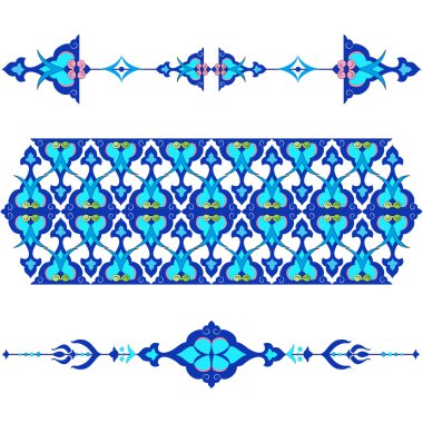 blue oriental ottoman design twenty-five
