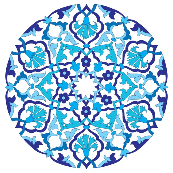 Azul oriental otomano design vinte e quatro — Vetor de Stock