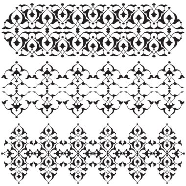 oryantal sınır ve süsleme onbeş