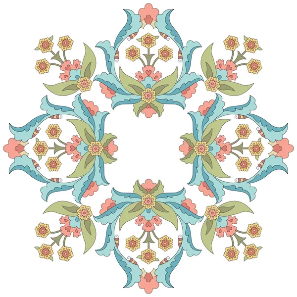 Osmanského umění květiny patnáct — Stockový vektor