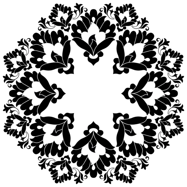 Ottoman motifs design series with nineteen — Stock Vector