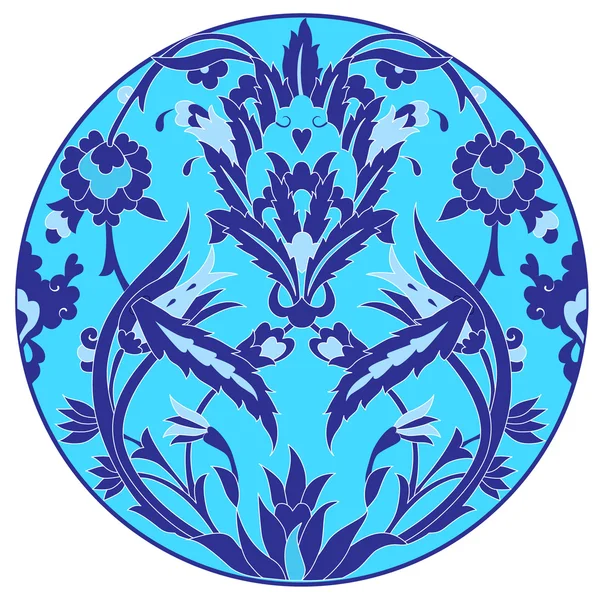 Osmanlı motifleri serisi yirmi bir sürümü ile tasarım — Stok Vektör