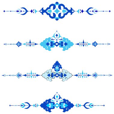 Ottoman motifs design series with thirty version