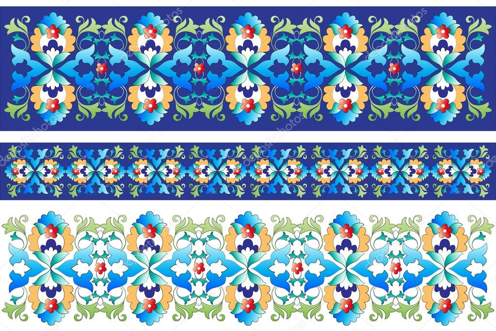 Ottoman motifs design series with forty