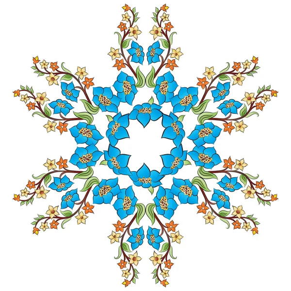 Série de design de motivos otomanos com quarenta e oito — Vetor de Stock
