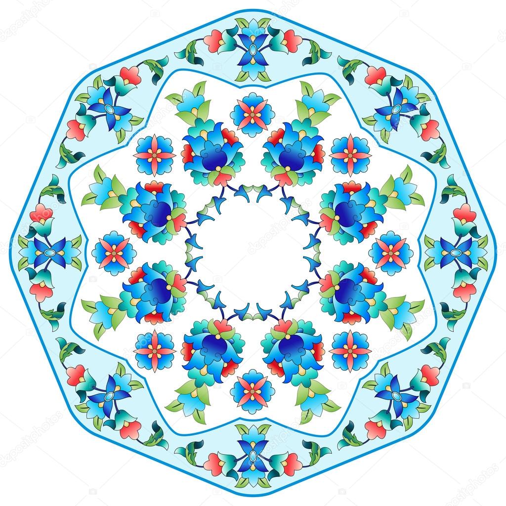 Ottoman motifs design series sixty five