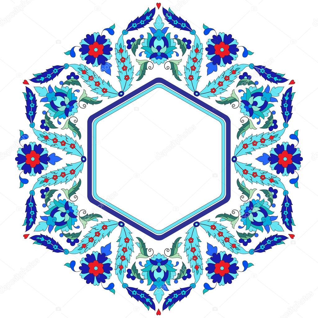 Ottoman motifs design series sixty eight