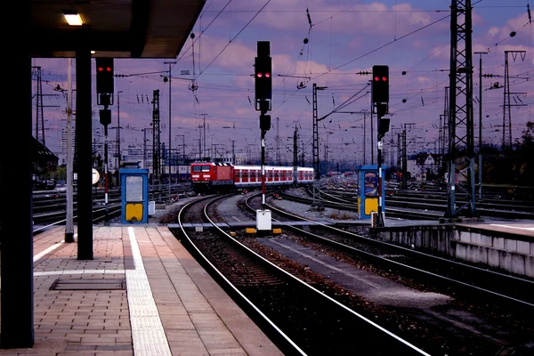 Estação de comboios — Fotografia de Stock