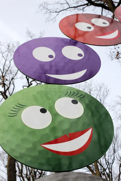 Metal Faces — Stock Photo, Image