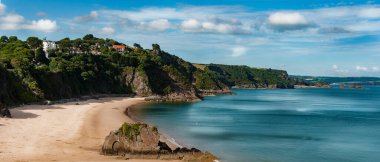 Boş kumsal. Kuş bakışı görünüm