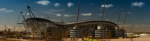 Manchester City Stadium Panorama Stadium — Φωτογραφία Αρχείου