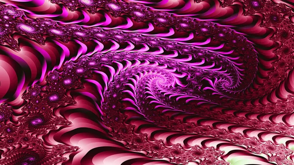 Formes Fractales Abstraites Texture Fractale Chaotique Colorée Fantastique Modèle Illustration — Photo