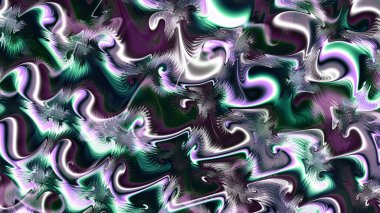 Soyut fantezi süs deseni. Tebrik kartları veya tişörtler için yaratıcı fraktal tasarım