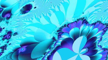 3D soyut bilgisayar fraktal tasarım oluşturulan. Fraktal hiç bitmeyen kalıptır. Fraktallar arasında farklı ölçek kendini benzer sonsuz karmaşık desenler vardır