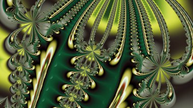 3D Soyut Fraktal arka plan. Tasarım öğesi el ilanı, broşür, web, reklam ve diğer grafik tasarımcı işleri için. Dijital Kolaj. Raster klip ar