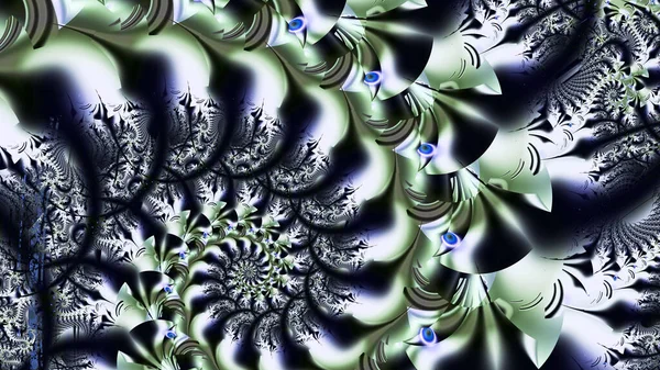 Fundo Fractal Abstrato Elemento Design Para Folheto Brochura Web Anúncios — Fotografia de Stock