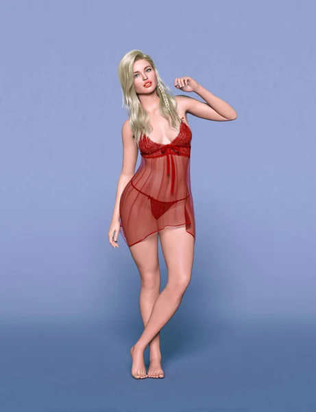 Piękne Sexy Kobieta Czerwony Koronki Lingerie Intymne Ubrania Collection Bright — Zdjęcie stockowe