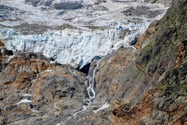 Monte Rosa gleccserek — Stock Fotó