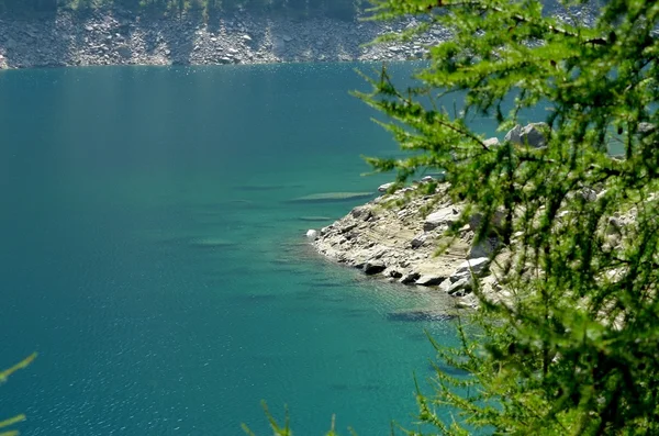 Je Antrona jezero — Stock fotografie