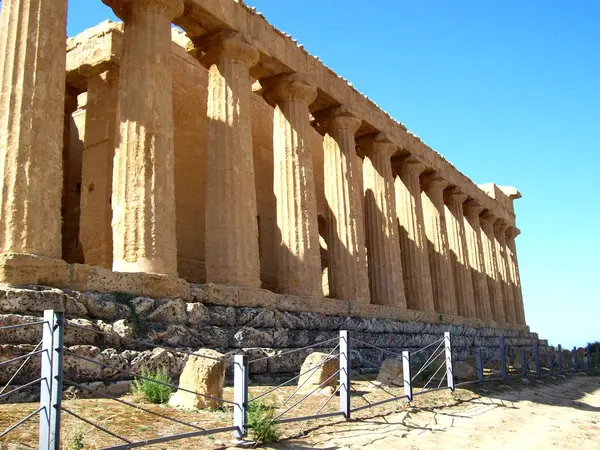 Vallei van de tempels agrigento Italië — Stockfoto