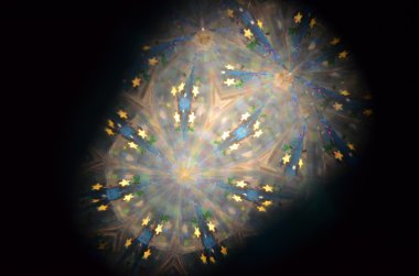 soyut gerçek kaleidoscope arka plan