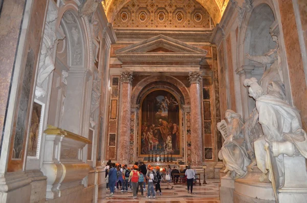 梵蒂冈圣彼得大 — 图库照片