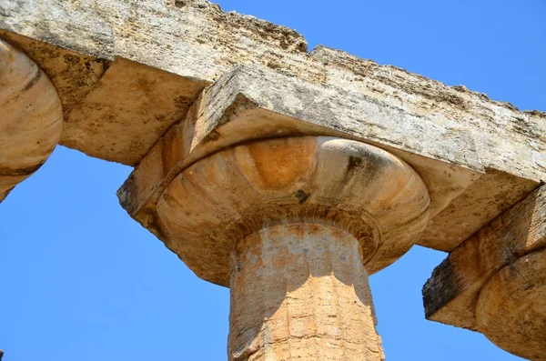 Görög templomok a Paestum — Stock Fotó