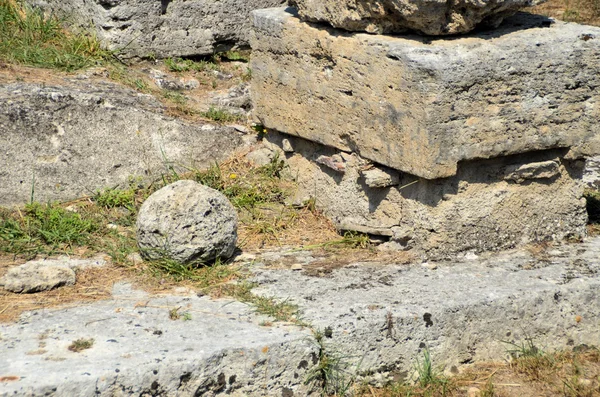 Görög templomok a Paestum — Stock Fotó