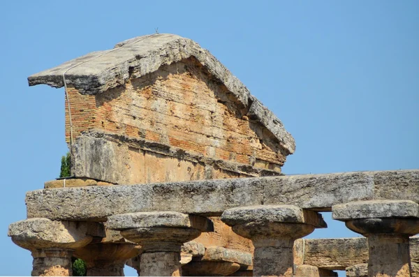 Грецька храмів міста Пестум — стокове фото