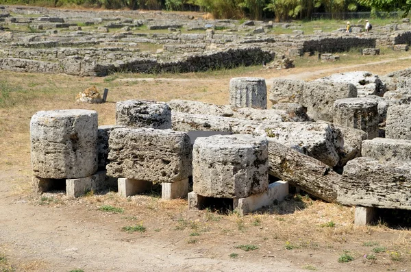 Griechische Tempel aus Paestum — Stockfoto