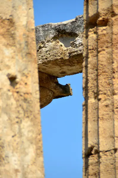 Kuil Yunani Paestum — Stok Foto