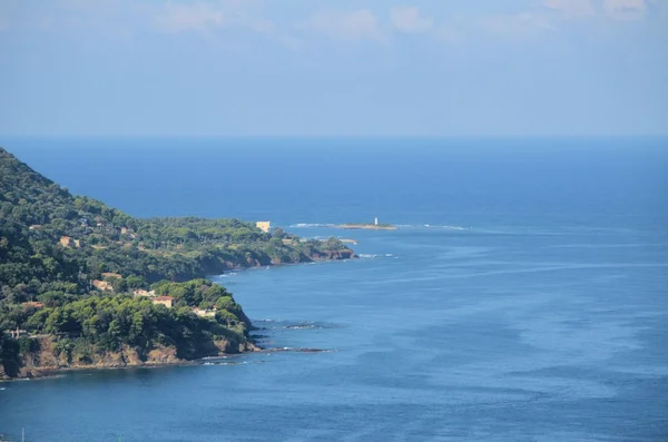 Punta licosa - eiland van de sirenes — Stockfoto