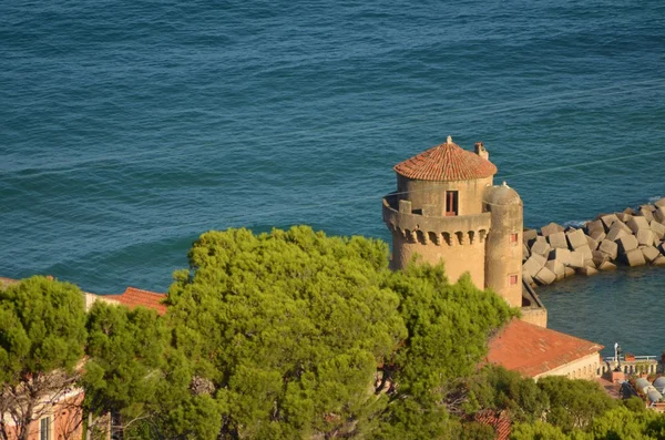 Santa maria pohled z castellabate — Stock fotografie