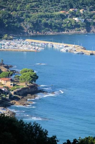 San Marco vista de Castellabate — Fotografia de Stock