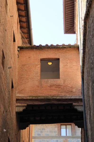 Detalhes arquitetônicos de Siena — Fotografia de Stock