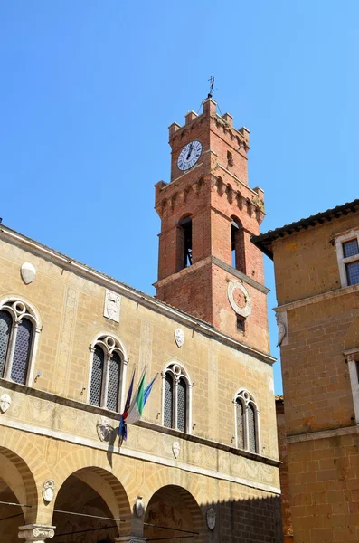 Détails de Pienza, Toscane Italie — Photo