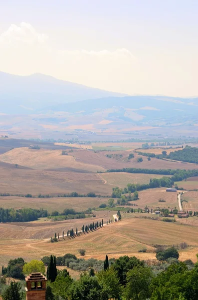 Részletek a Pienza, Toszkána Olaszország — Stock Fotó