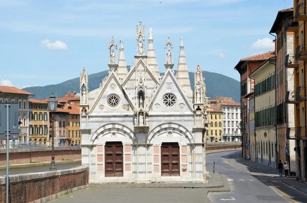 Church Santa Maria de la Spina Pisa, Toscana Italia – stockfoto