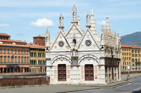 Igreja Santa Maria de la Spina Pisa, Toscana Itália — Fotografia de Stock