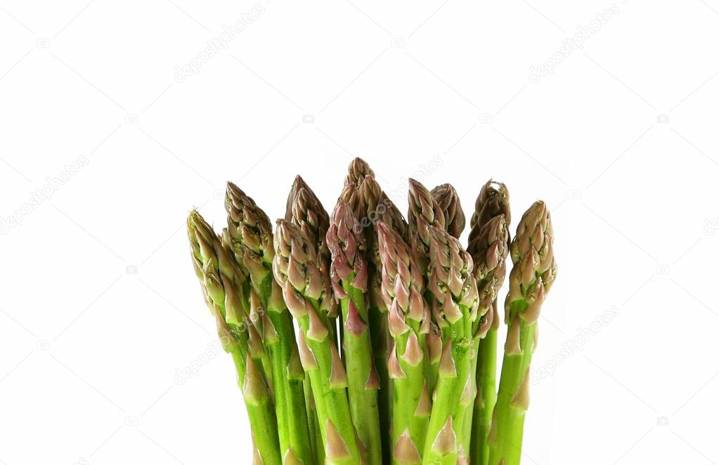 Asparagus isolated on white