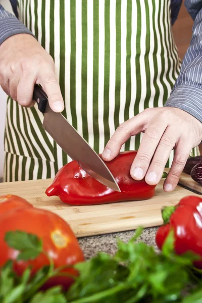 adam kırmızı tatlı kağıt kesme