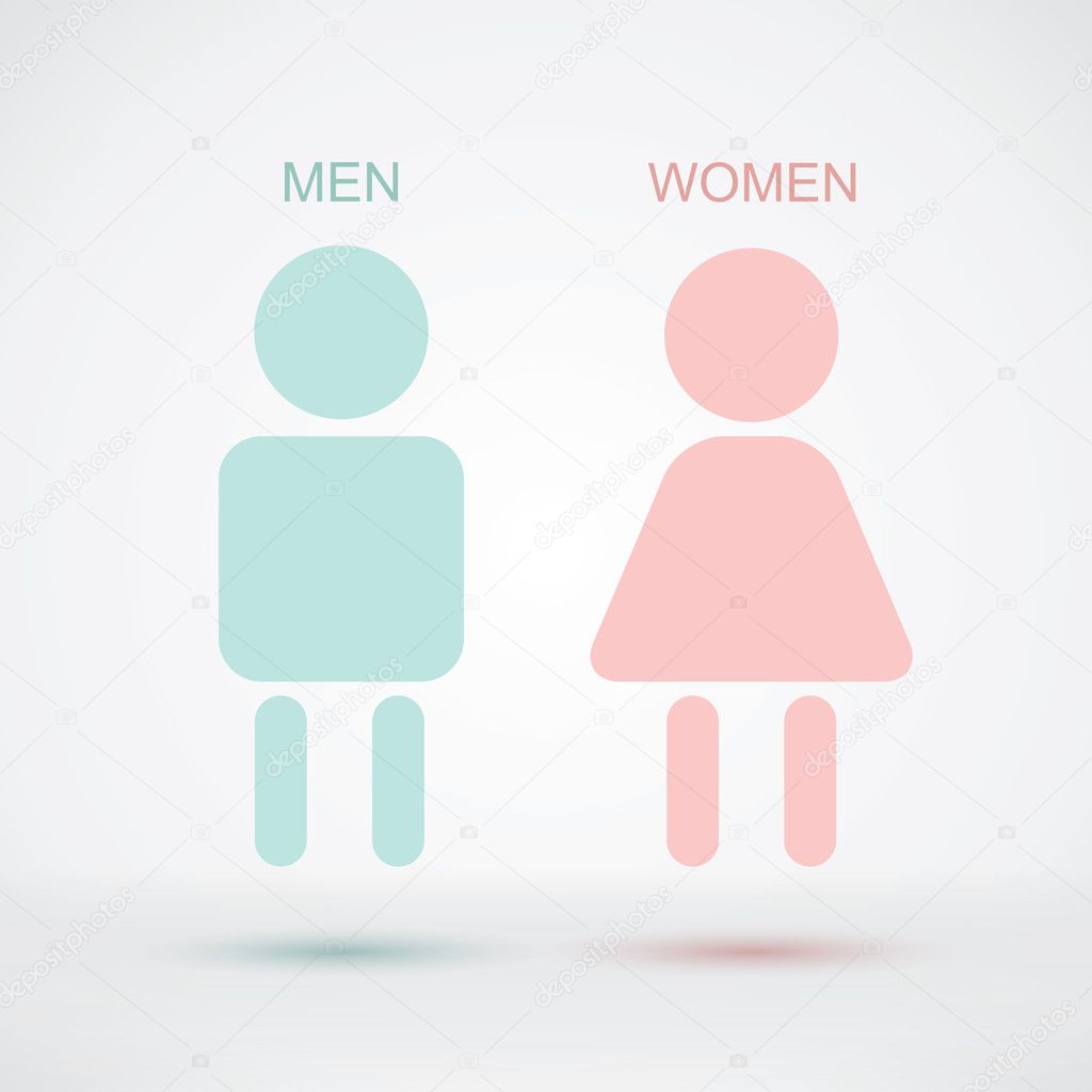 Man and woman icon Stock Vector Image by ©LucaLuppi #22517555
