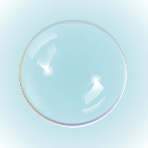 Веселкові мильні бульбашки, вектор eps10 Ліцензійні Стокові Вектори