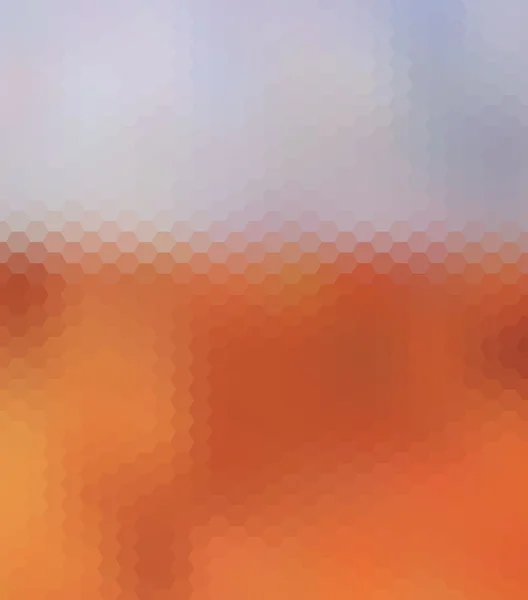 Hexagonal Background In Warm Summer Colors — Stock Vector