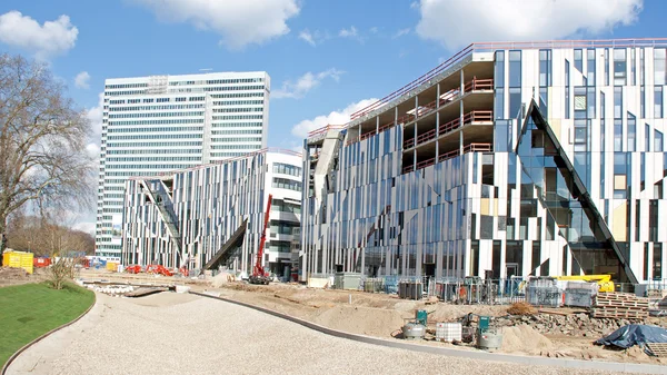 Düsseldorf construction site — Stock Photo, Image